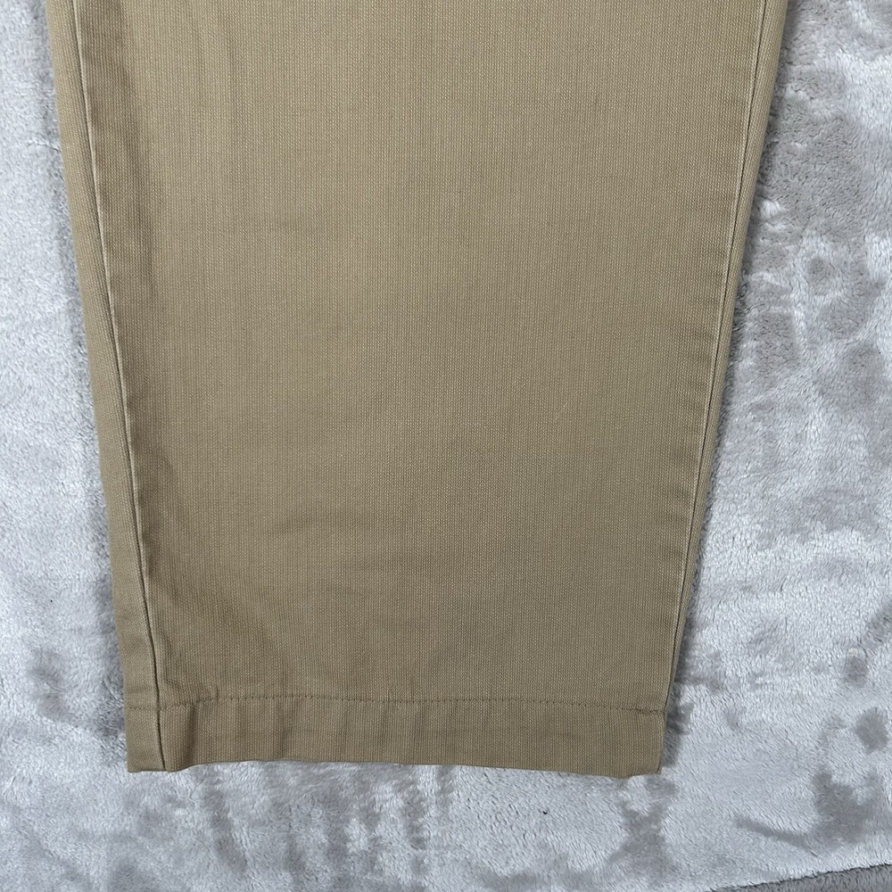VTG 90s Polo Ralph Lauren Andrew Pant Men 35x30 Beige Classic Chino Pleated USA - Picture 6 of 16